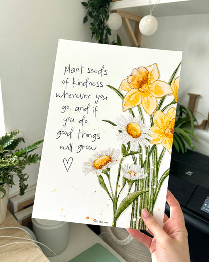 Spring Quote Fine Art Print 🌼