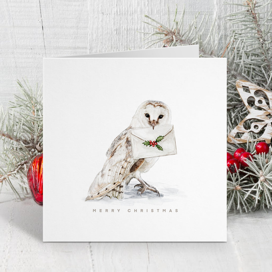 The Owl Mail Express - Christmas Card