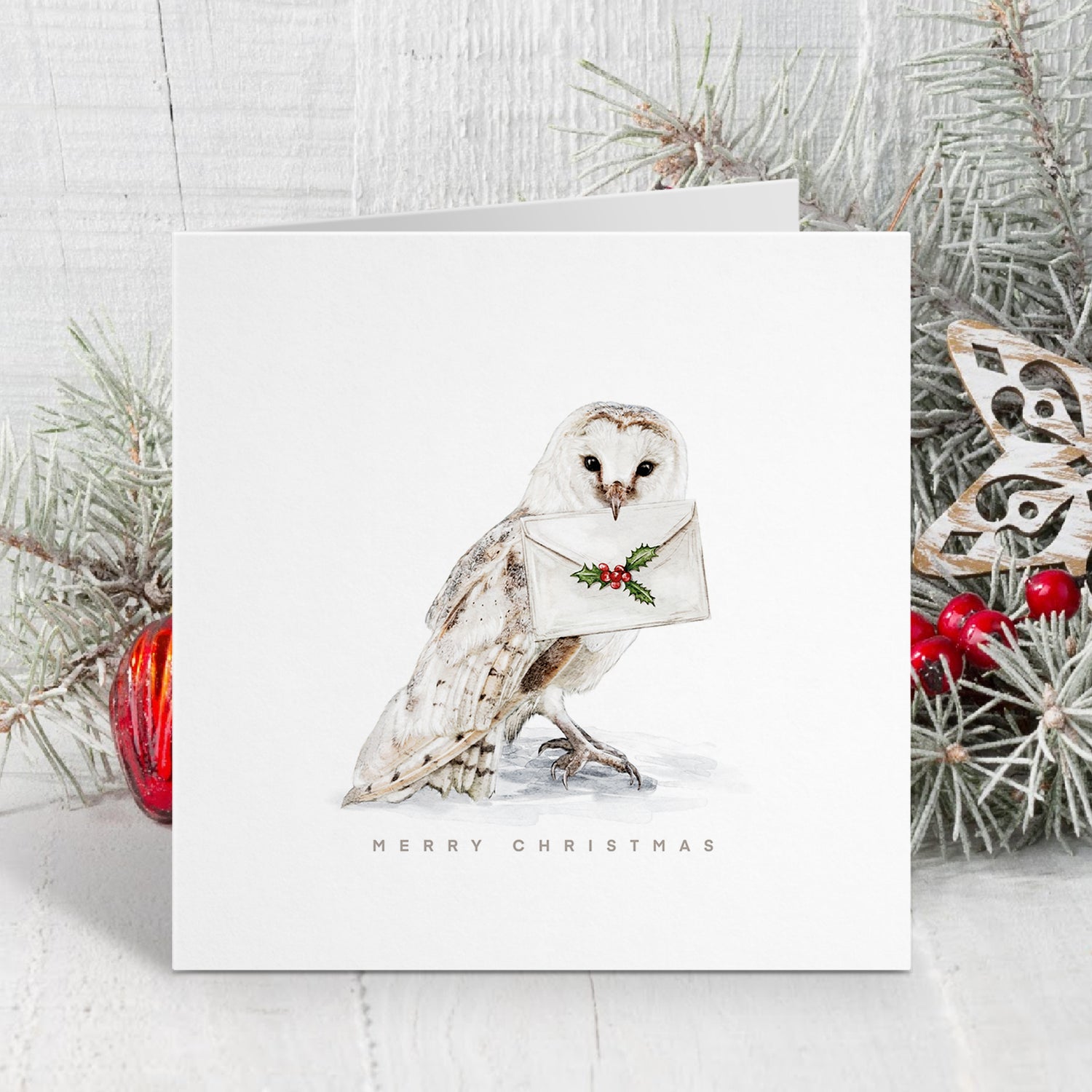 The Owl Mail Express - Christmas Card