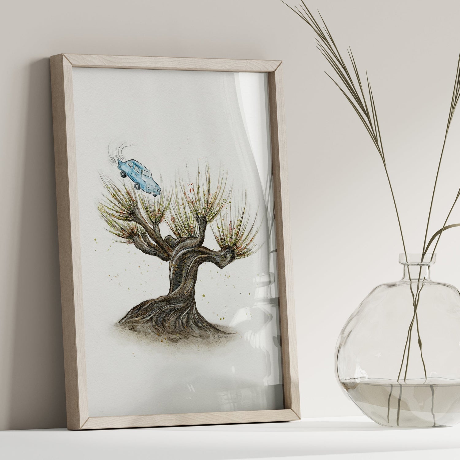 The Whomping Willow Watercolour Print ✨