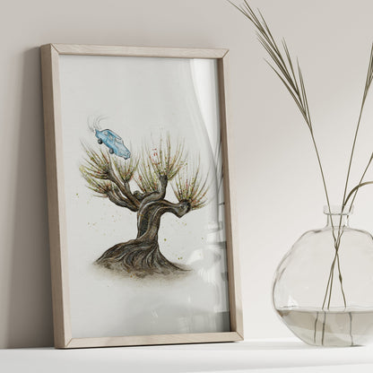 The Whomping Willow Watercolour Print ✨