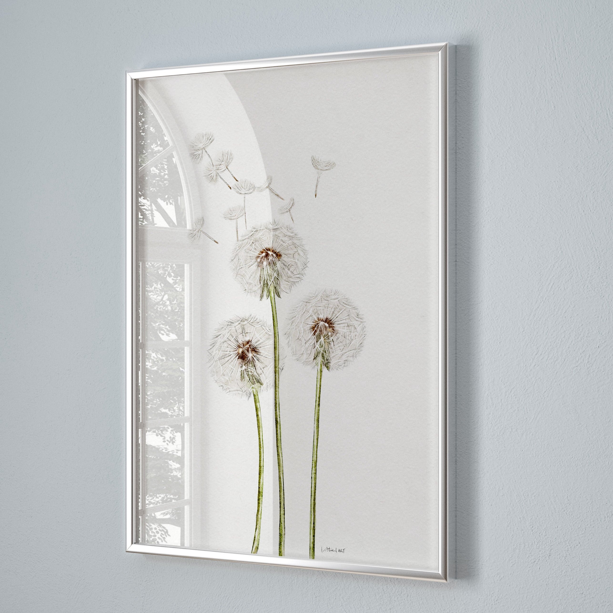 Dandelion Watercolour Print 🤍