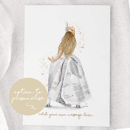 Taylor TTPD Eras Tour Inspired Watercolour Print 🎼