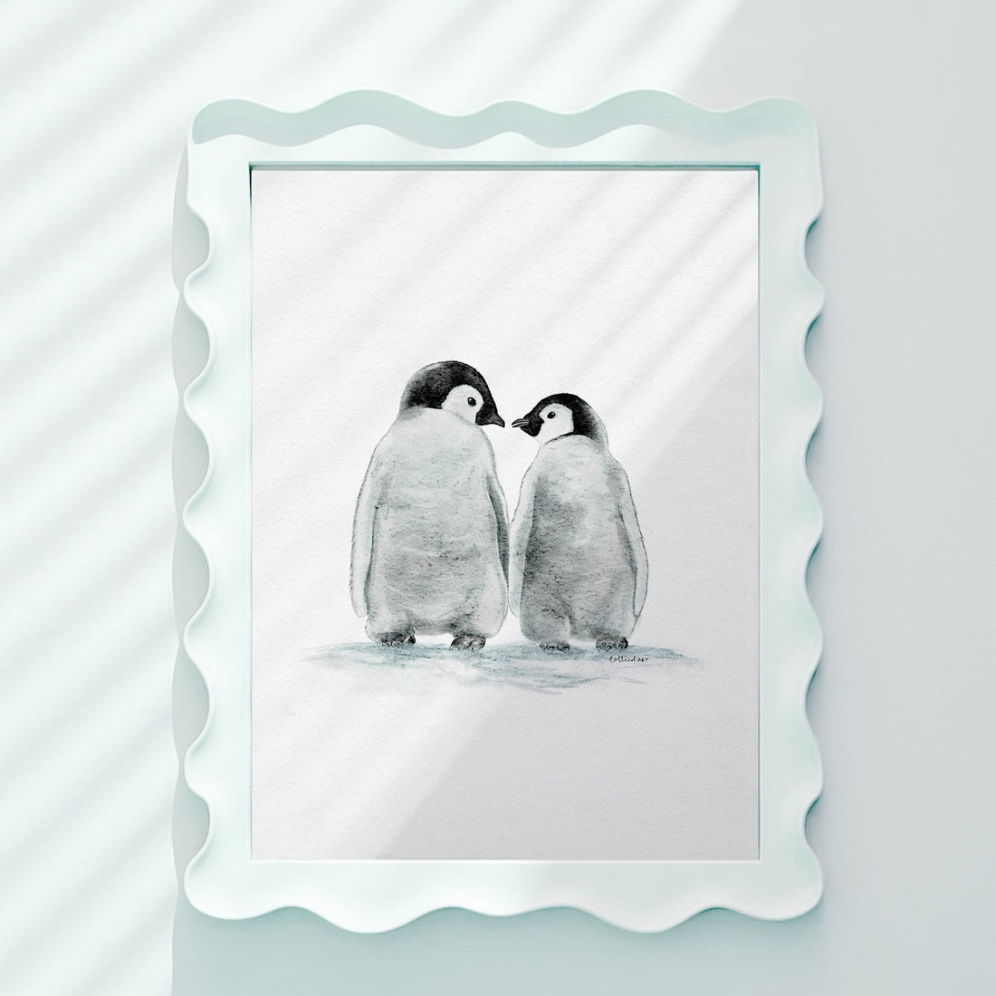 Penguin Duo Fine Art Print 🐧