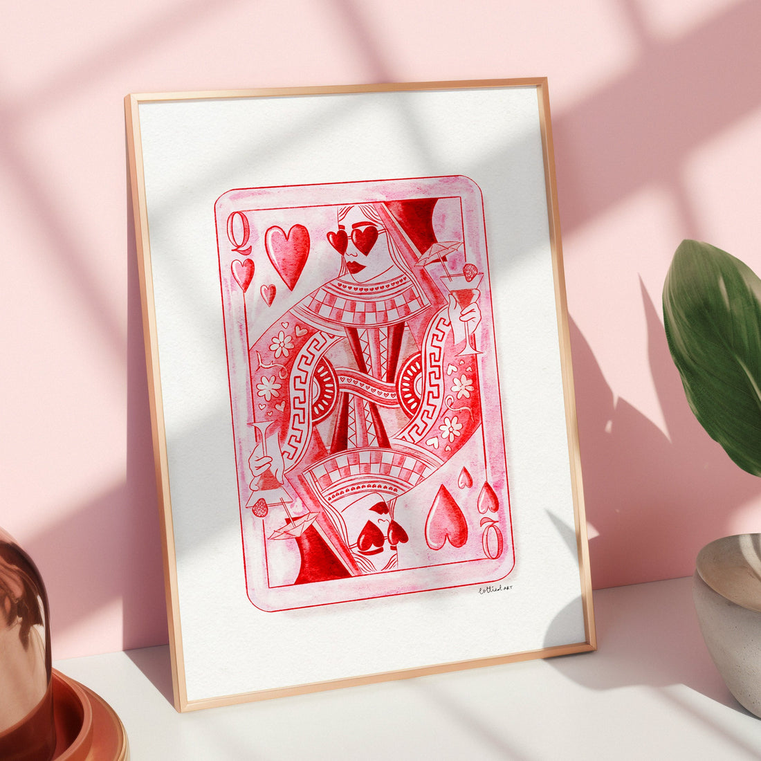 Queen of Hearts Fine Art Print ♥️