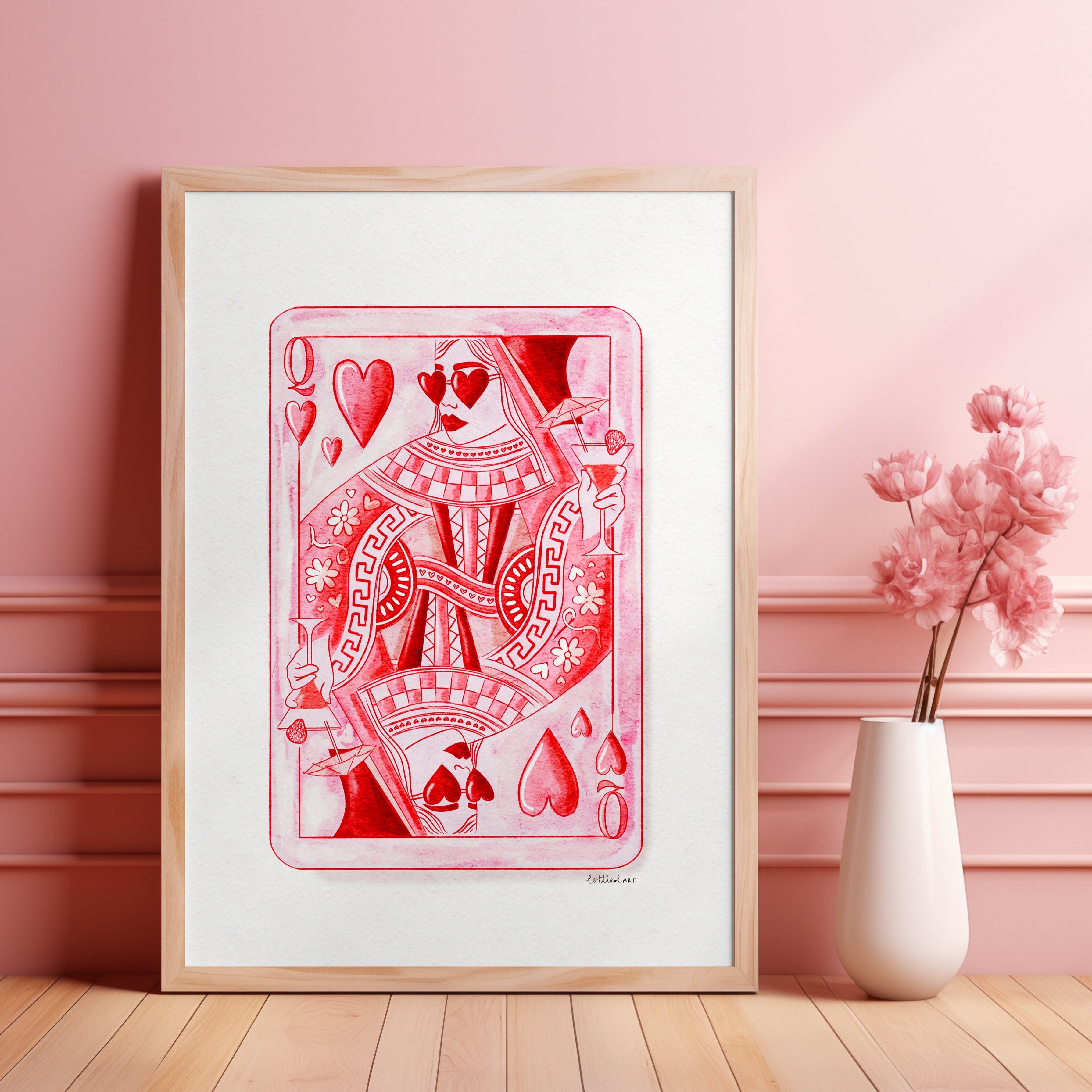 Queen of Hearts Fine Art Print ♥️