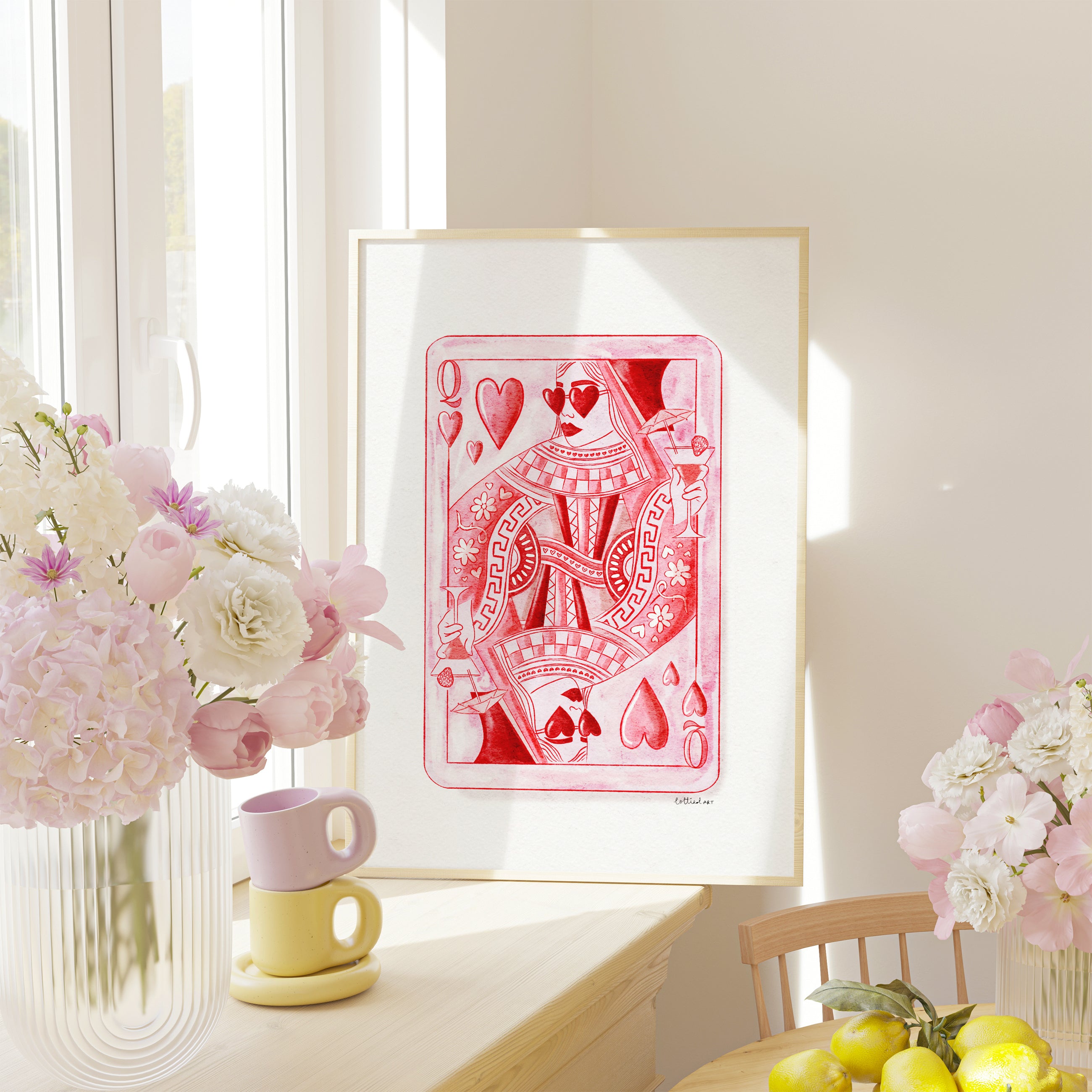 Queen of Hearts Fine Art Print ♥️