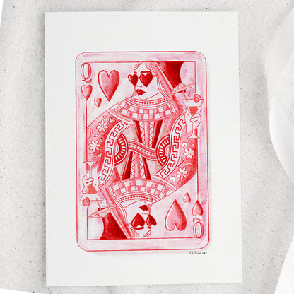 Queen of Hearts Fine Art Print ♥️