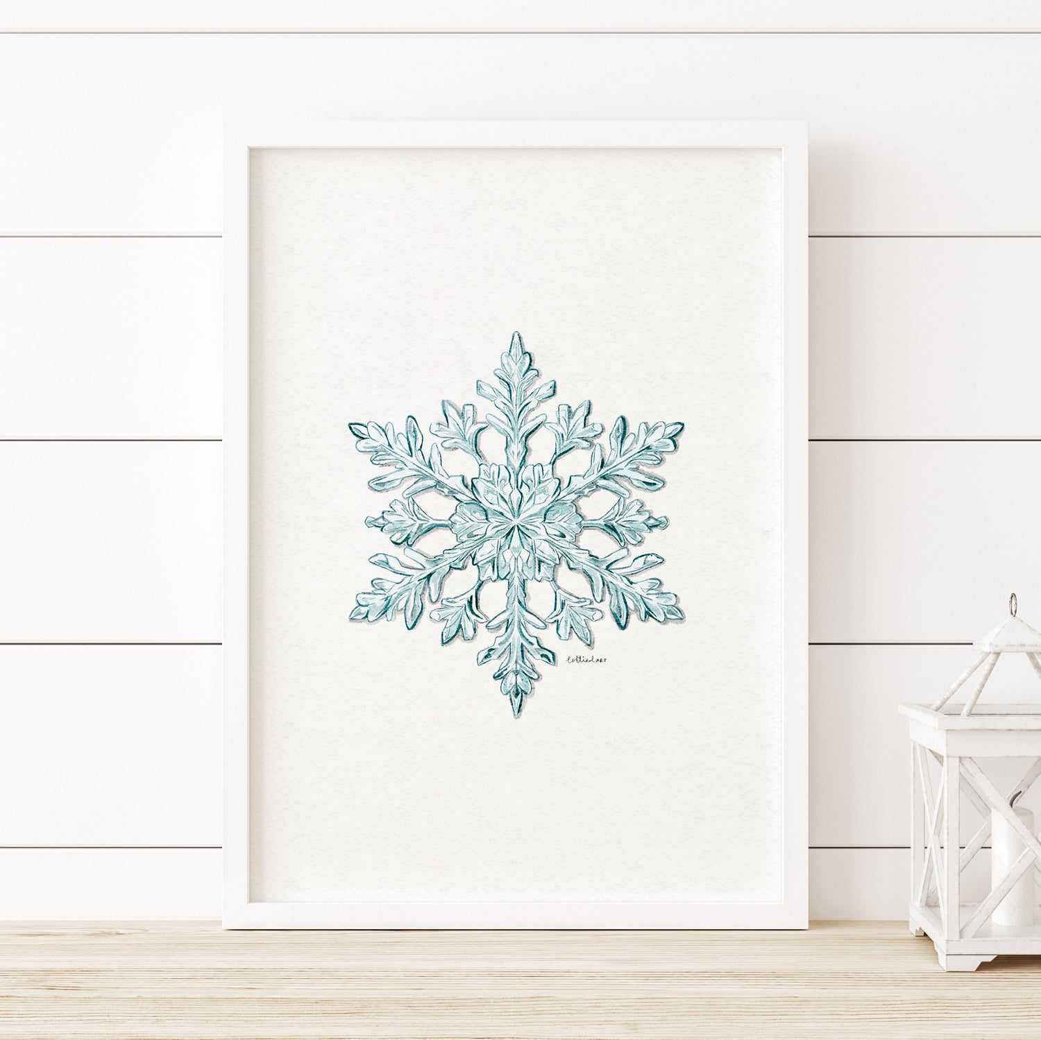 Snowflake Fine Art Print ❄️