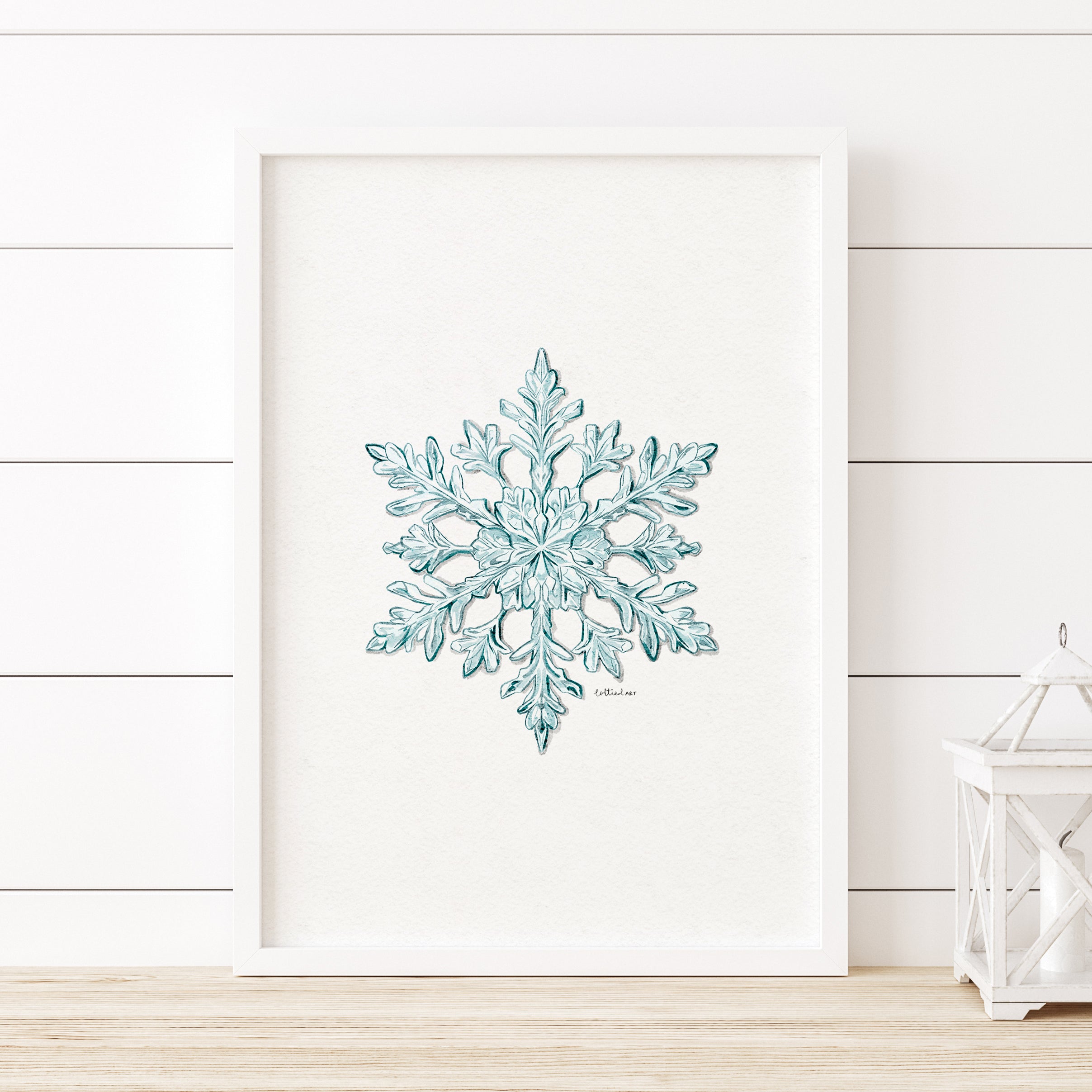 Snowflake Fine Art Print ❄️