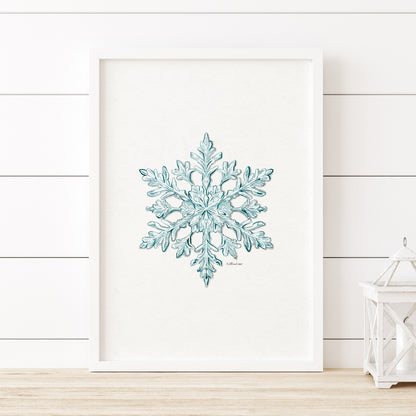 Snowflake Fine Art Print ❄️