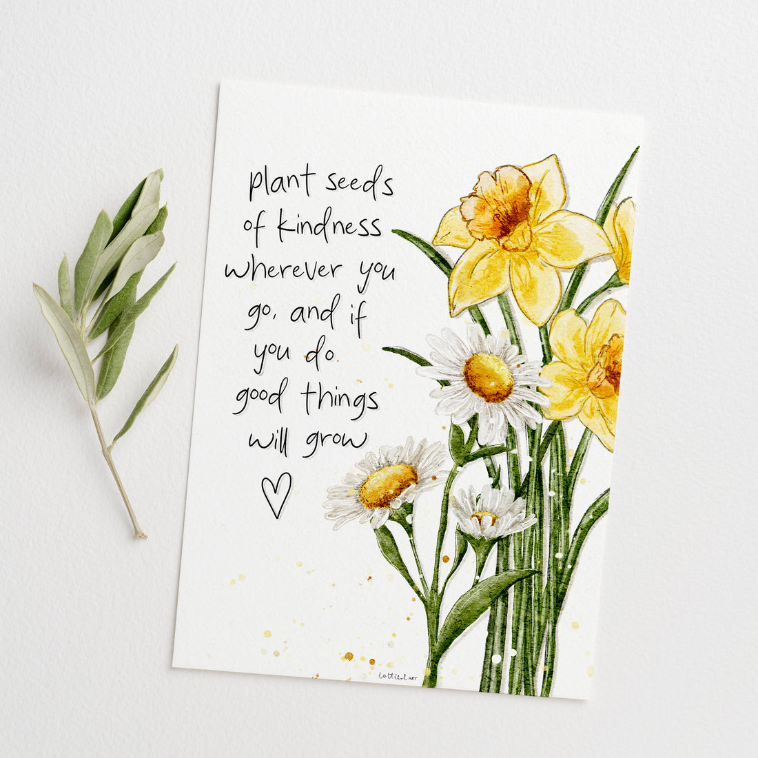 Spring Quote Fine Art Print 🌼