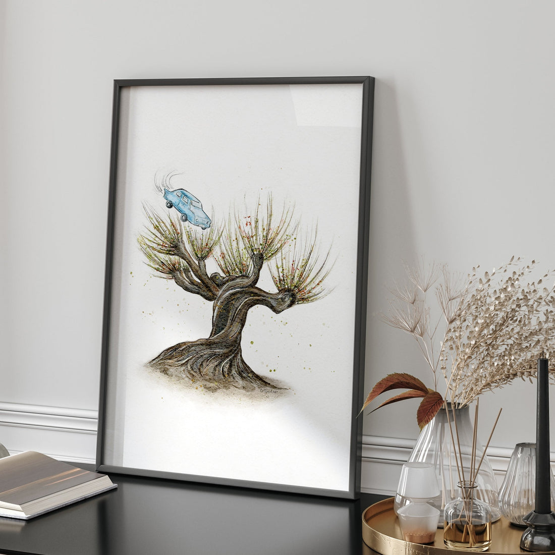 The Whomping Willow Watercolour Print ✨