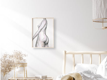 Custom Nudie Painting on Canvas