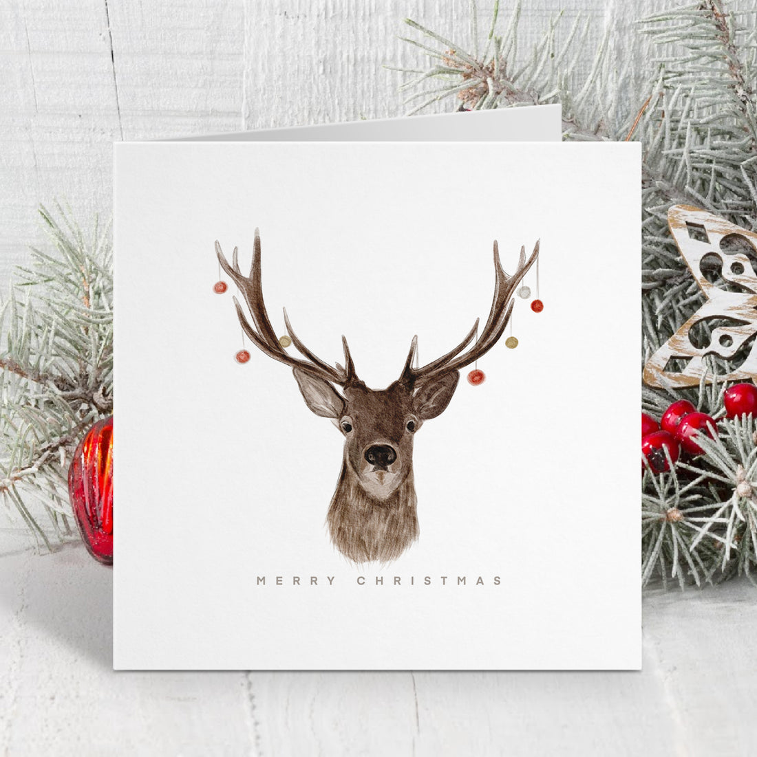 The Stag - Christmas Card